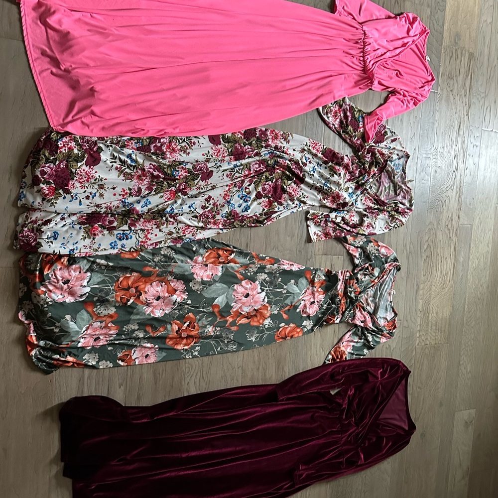 Pink blush maternity